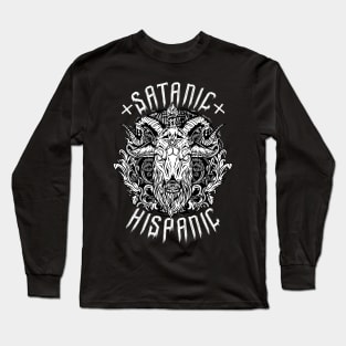 Satanic Hispanic - Satan Goat Head Gift Long Sleeve T-Shirt